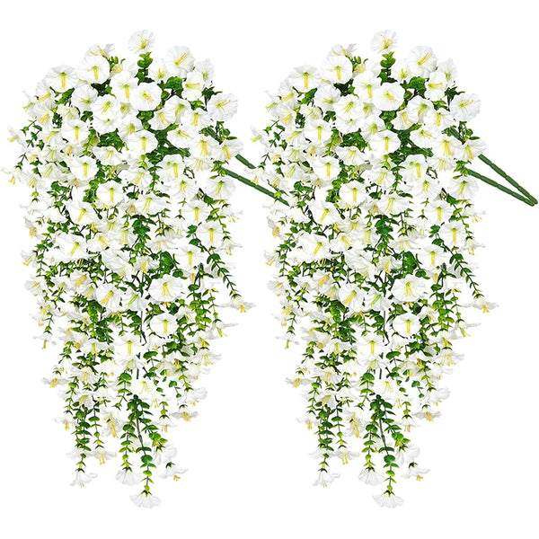 Vivid Hanging Violet Vine Decor